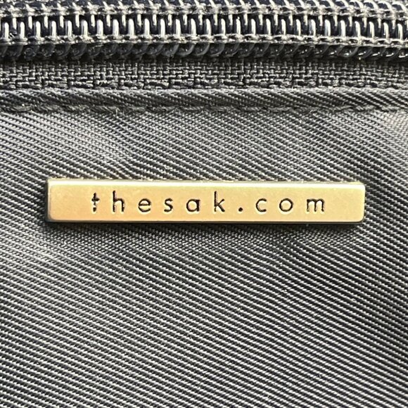 The Sak Women’s Navy Blue Crochet Zipper Closure Double Strap Shoulder Bag Sz M - Picture 10 of 11